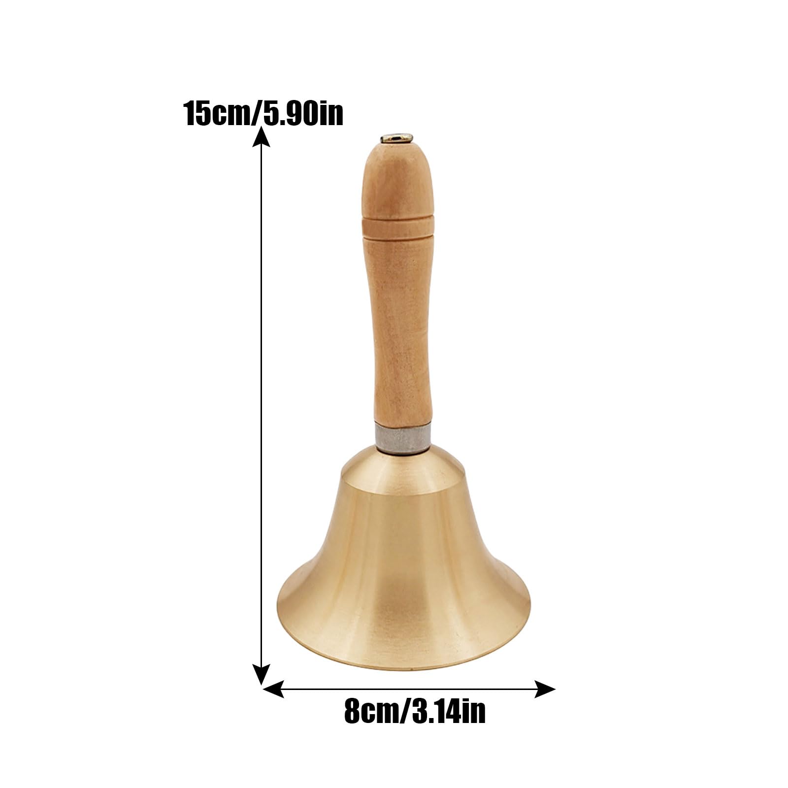 Amazon | ハンドベル 呼び鈴 ディナーベル 手振りベル 卓上ベル 鐘